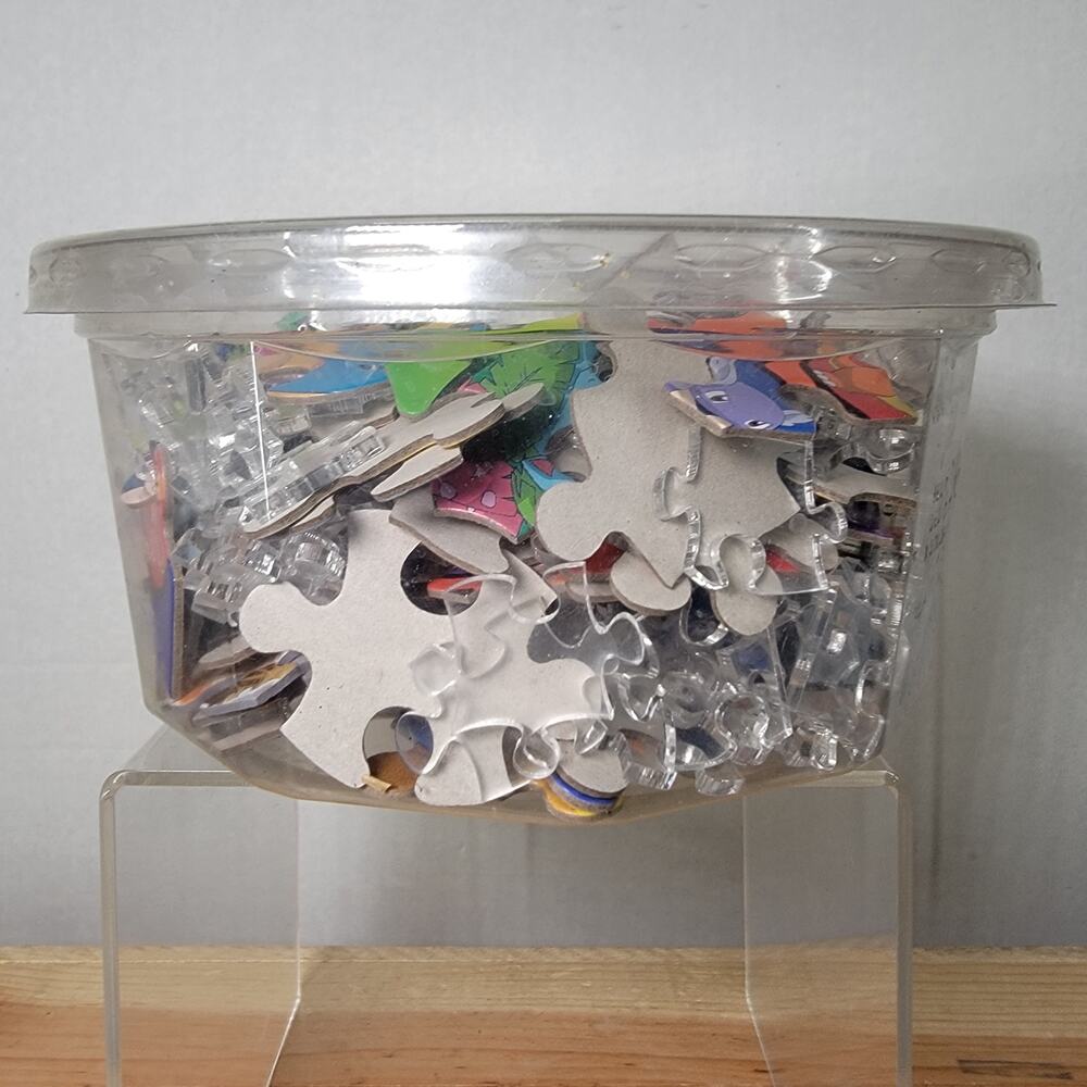 Mystery Container of Various Puzzle Pieces (Sensory)
